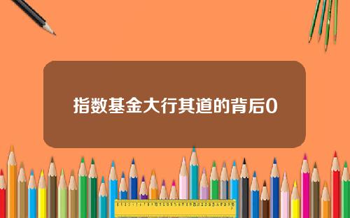 指数基金大行其道的背后0