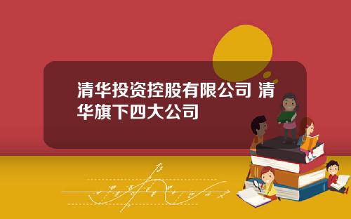 清华投资控股有限公司 清华旗下四大公司