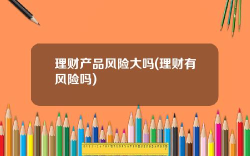 理财产品风险大吗(理财有风险吗)