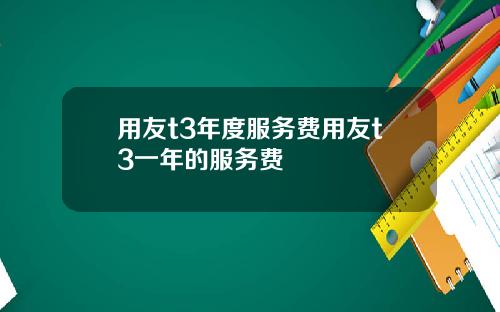 用友t3年度服务费用友t3一年的服务费