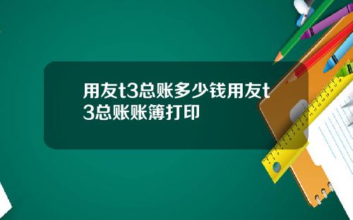 用友t3总账多少钱用友t3总账账簿打印