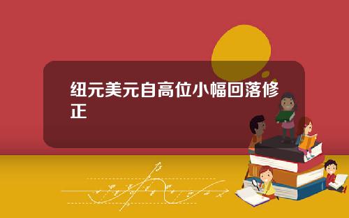 纽元美元自高位小幅回落修正