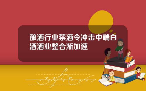 酿酒行业禁酒令冲击中端白酒酒业整合渐加速
