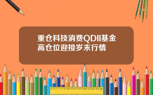 重仓科技消费QDII基金高仓位迎接岁末行情
