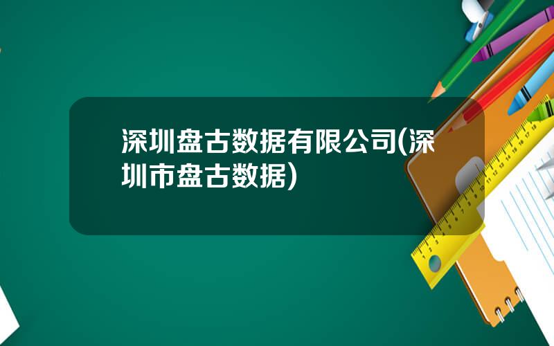 深圳盘古数据有限公司(深圳市盘古数据)